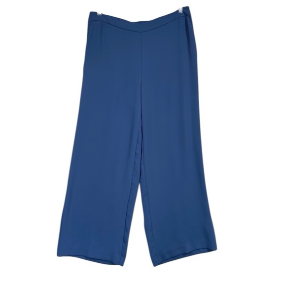 Chicos Wide Leg Soft Pants Pull On Blue Size 2.5 / 14 L - Picture 1 of 6